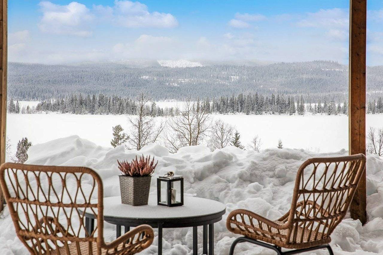 Waldhütte mit Sauna und Aussicht in der Nähe von Hurdal in Hurdal