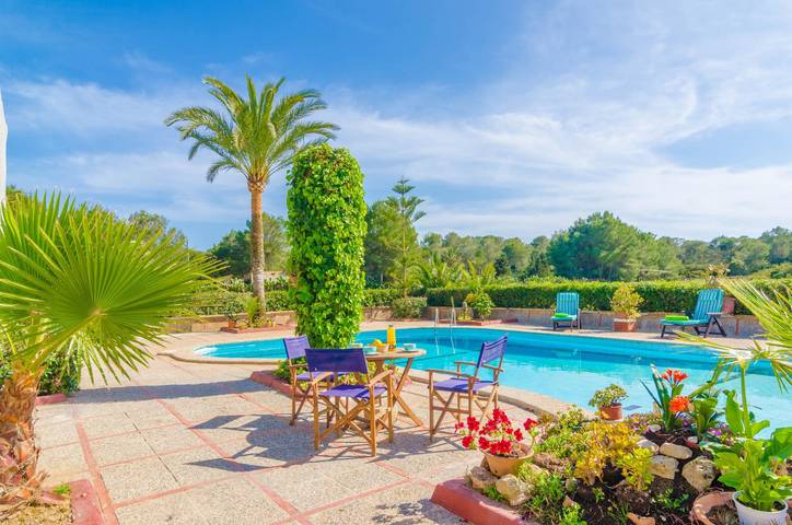 Villa für 6 Personen, mit Terrasse in Es Trenc