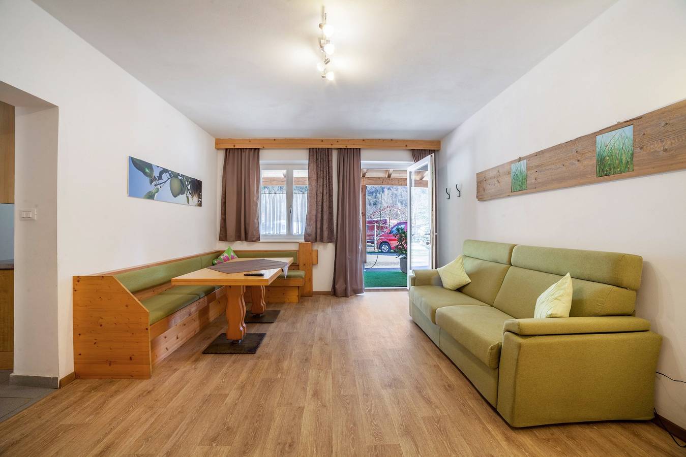 Ganze Wohnung, Ferienwohnung "Camping Passeier Lavendel" mit Bergblick & Wlan in Saltaus, St. Martin in Passeier
