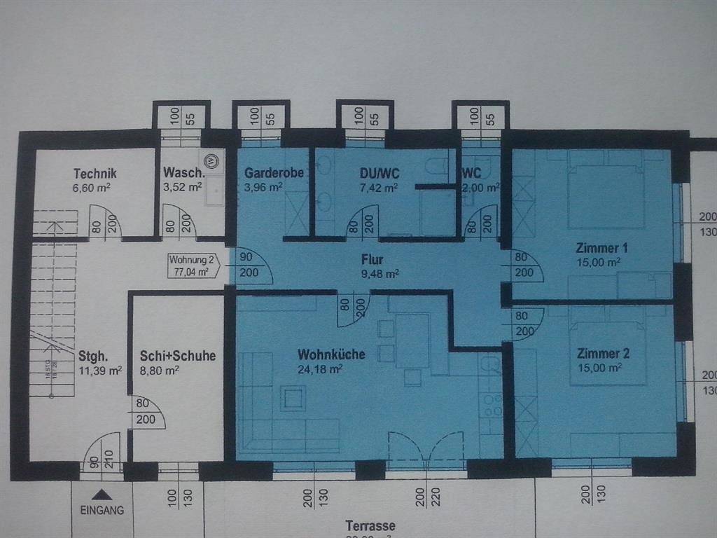 Apartamento vacacional entero, Appartement Erde/Fewo, Dusche, Wc, 2 Schlafräume in Distrito de Tamsweg