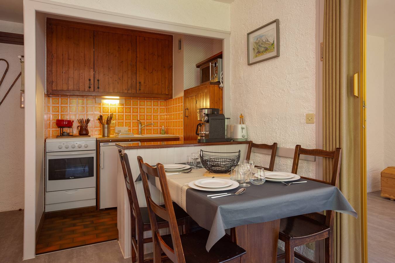 Appartement entier, Résidence le Chardonnet G 1Br for 4 w/Shared Pool & panoramic views in Argentière, Chamonix-Mont-Blanc