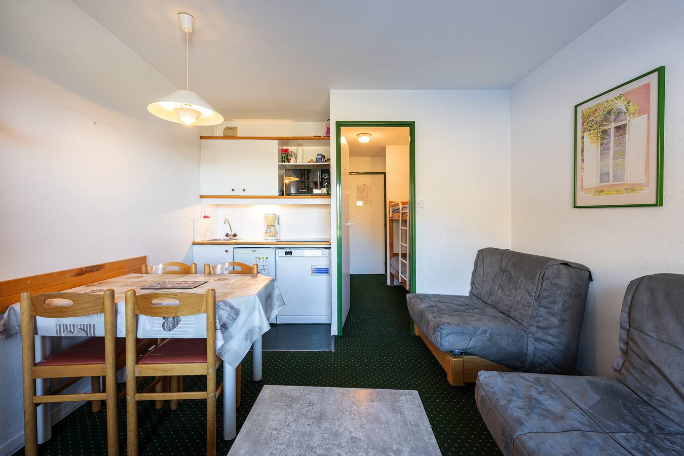Hel lägenhet, Apartment 'Appartement Les Menuires' with Mountain View and Balcony in Saint-Martin-de-Belleville, Les Trois Vallées