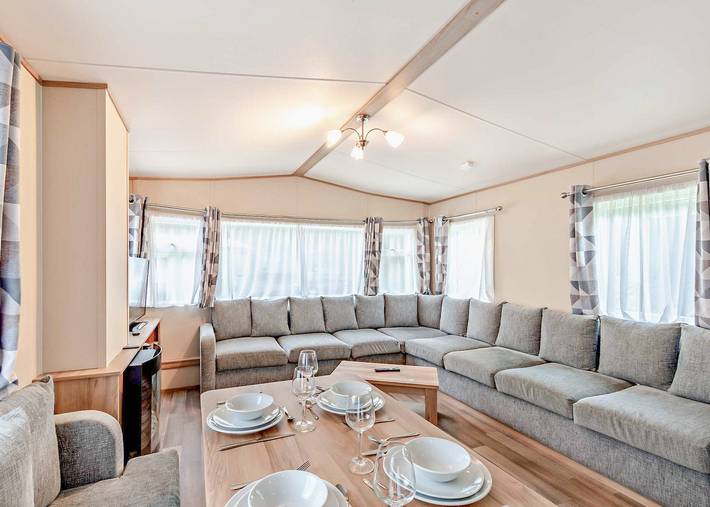 Caravan for 6 people in South-Wales