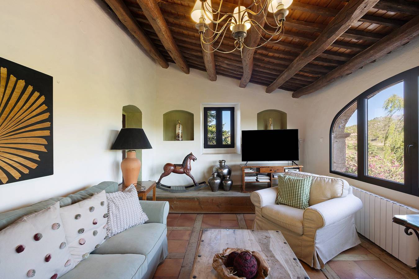 Casa rural 'Casa Espigol' con vistas a la montaña, piscina privada y Wi-Fi in Bruch, Interior de Barcelona