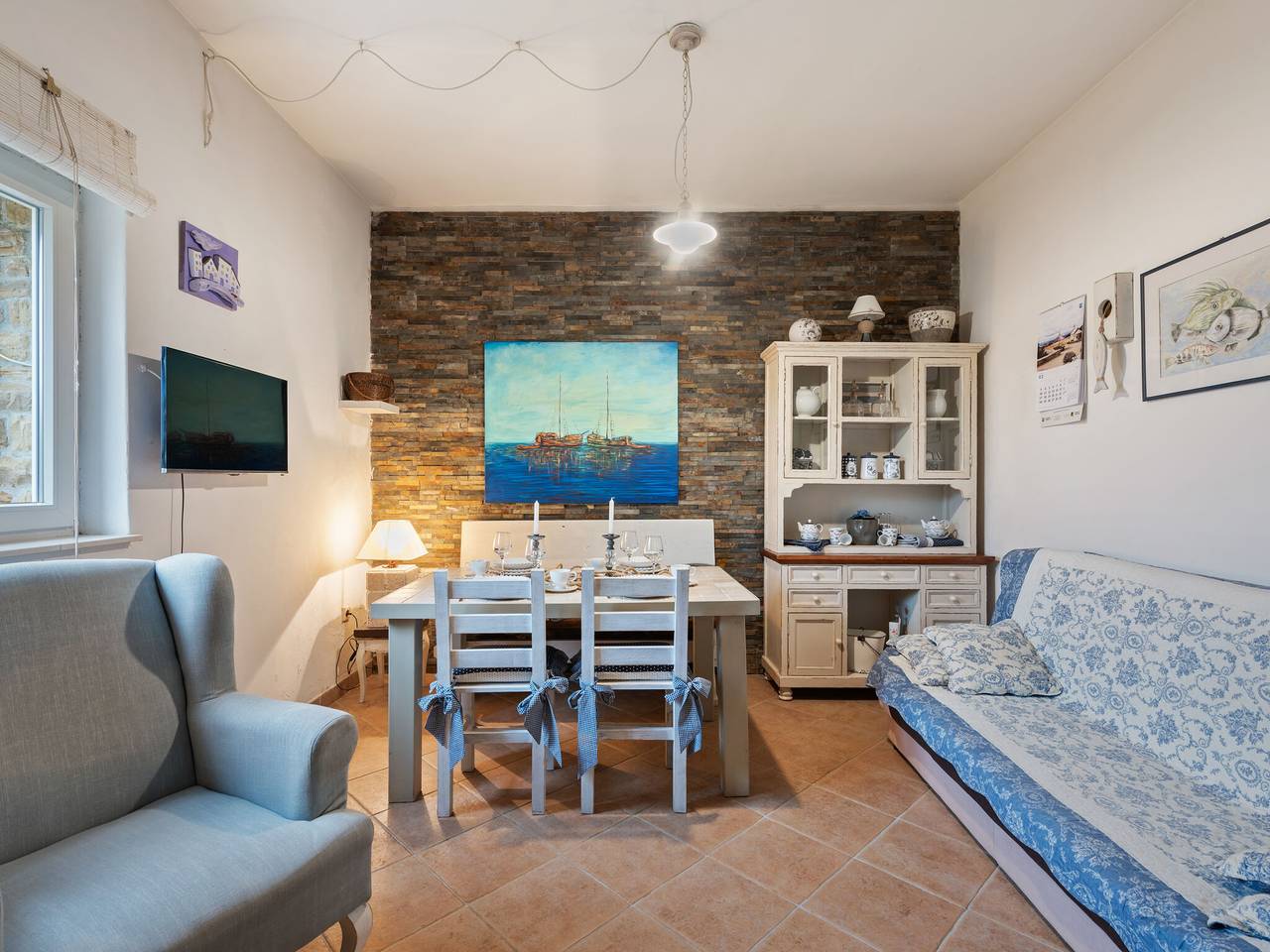 Ferienhaus in Vrana am See und Strand in Pakostane, Zadar