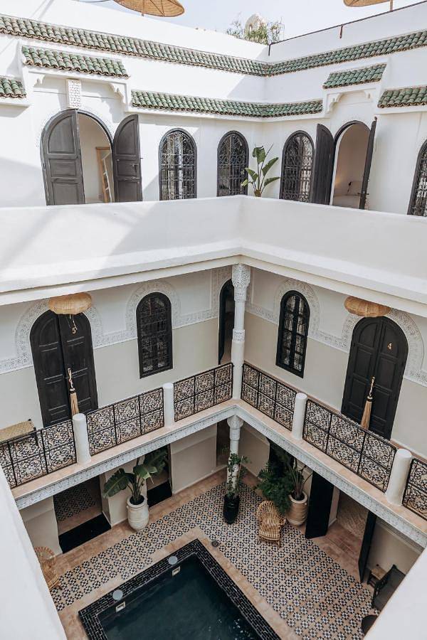 Riad pour 2 personnes, avec piscine et vue ainsi que terrasse et sauna dans Jemaa el-Fnaa - 3