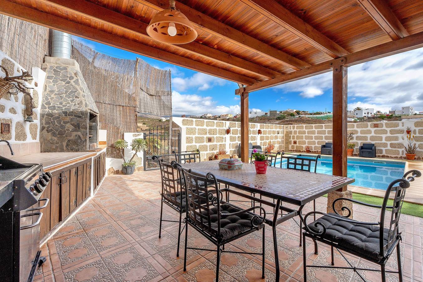 Casa rural 'Casa Elvira' con piscina privada, terraza privada y Wi-Fi in Granadilla de Abona, Tenerife Sur