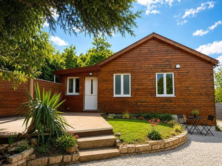 Chalet für 6 Personen, mit Garten und Ausblick - 1