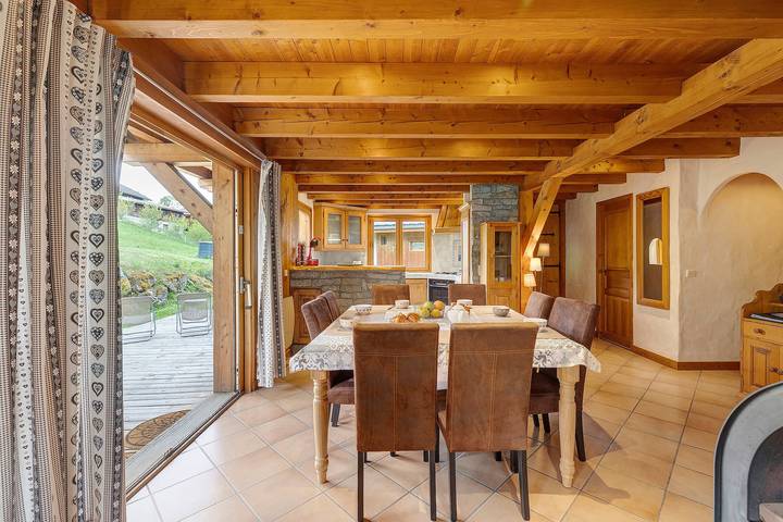 Chalet pour 10 personnes, avec jardin et sauna à Combloux - 3