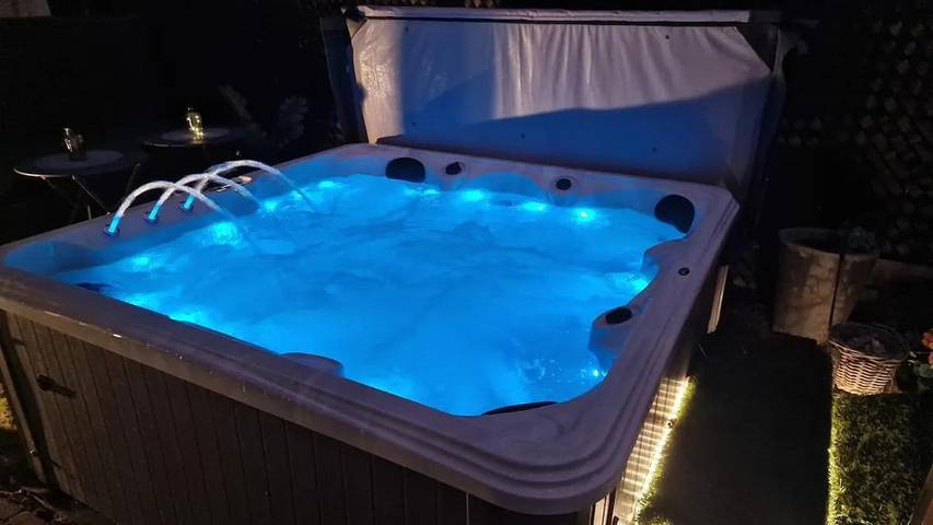 Location de vacances pour 8 personnes, avec piscine et sauna ainsi que terrasse et jacuzzi, animaux acceptés à Brasschaat - 2