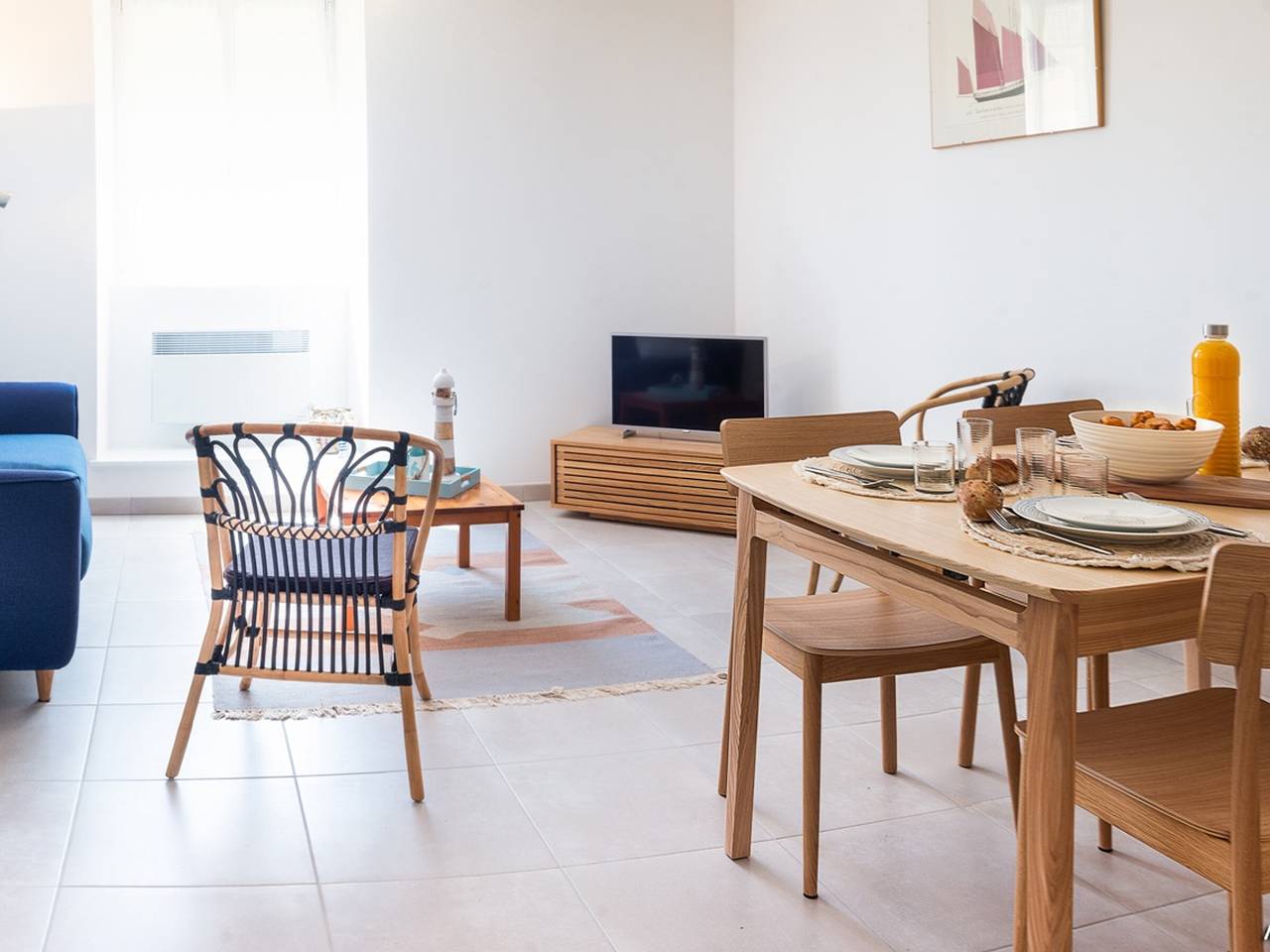 Appartement entier, Duplex charmant T3/4 à 150m des criques, court commune, proche bourg à Port-Louis in Port-Louis, Côte des Mégalithes