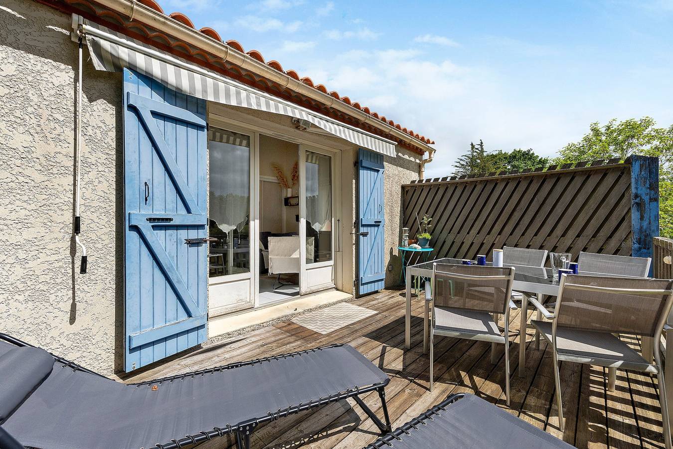 Gîte Douceur de vivre – Ozean: Seeblick, Gemeinschaftspool und Wlan in Saint-Avaugourd-des-Landes, Vendée