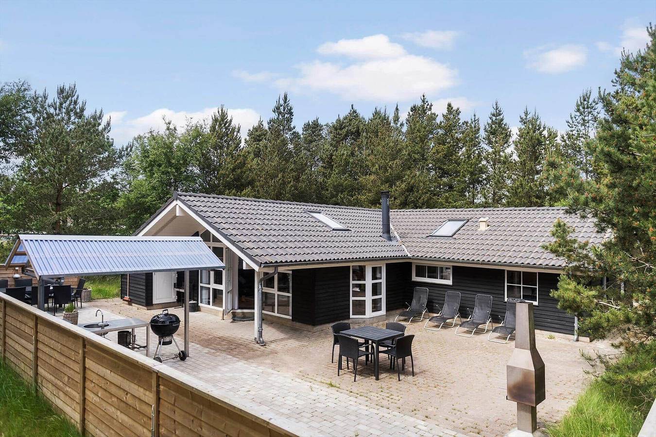 Vakantiehuis voor 8 personen met whirlpool in Ho, Varde en omgeving