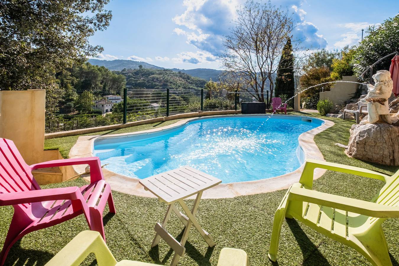 Holiday Home 'Méli Mélo' with Mountain View, Private Pool and Air Conditioning in Pégomas, Cannes region