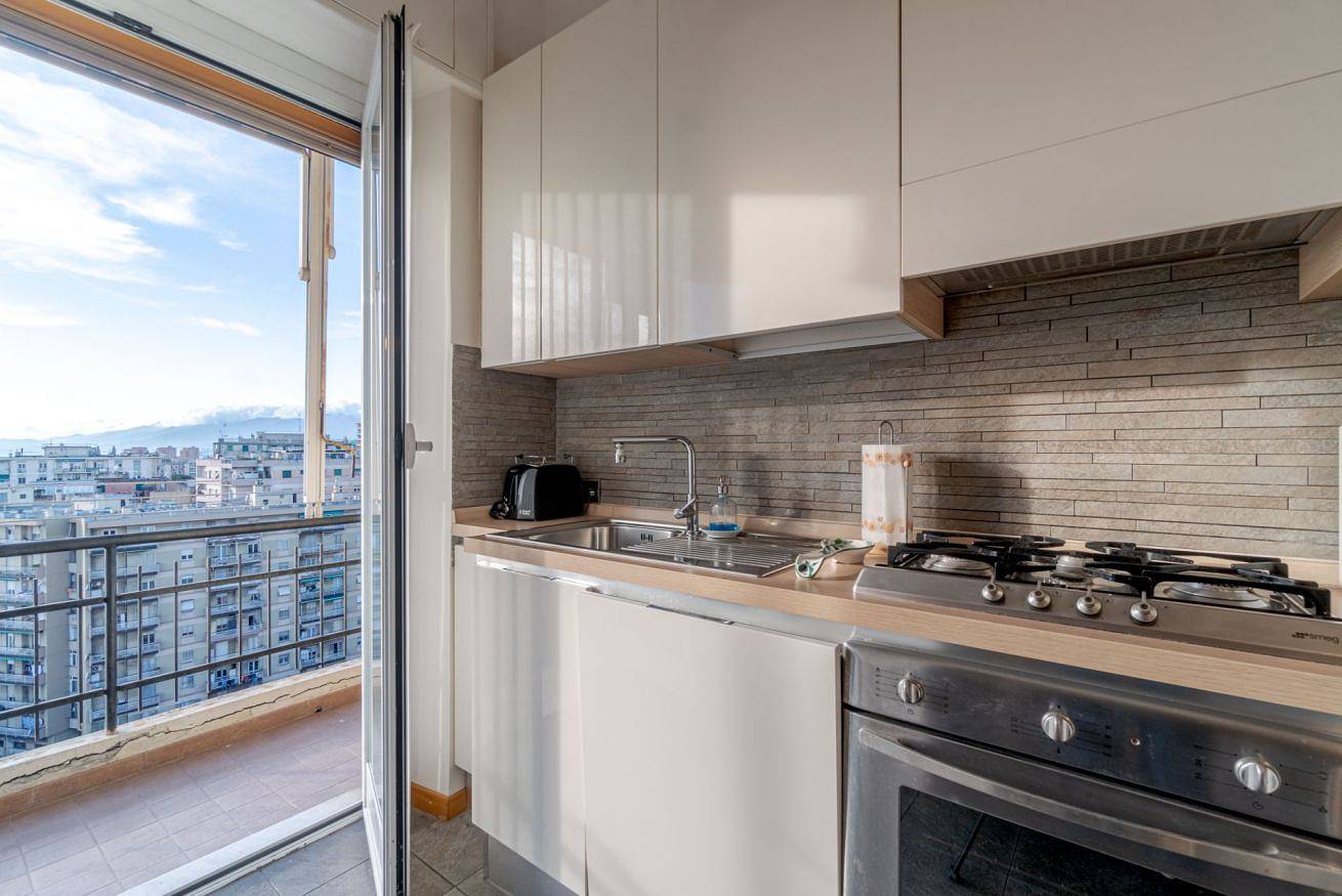 Geheel appartement, Vakantieappartement voor 4 personen met balkon in Genua (Stad), Genua