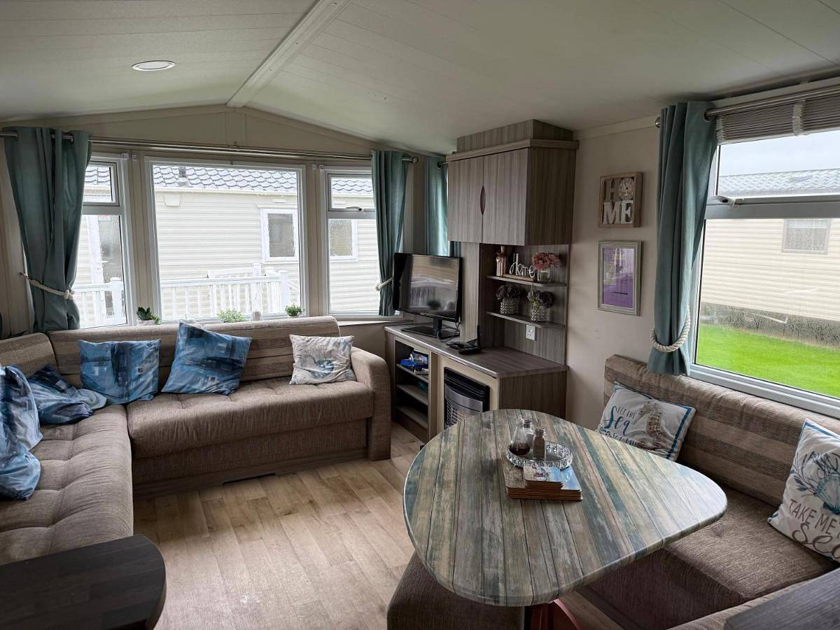 Millie’s caravan in Towyn, Conwy region
