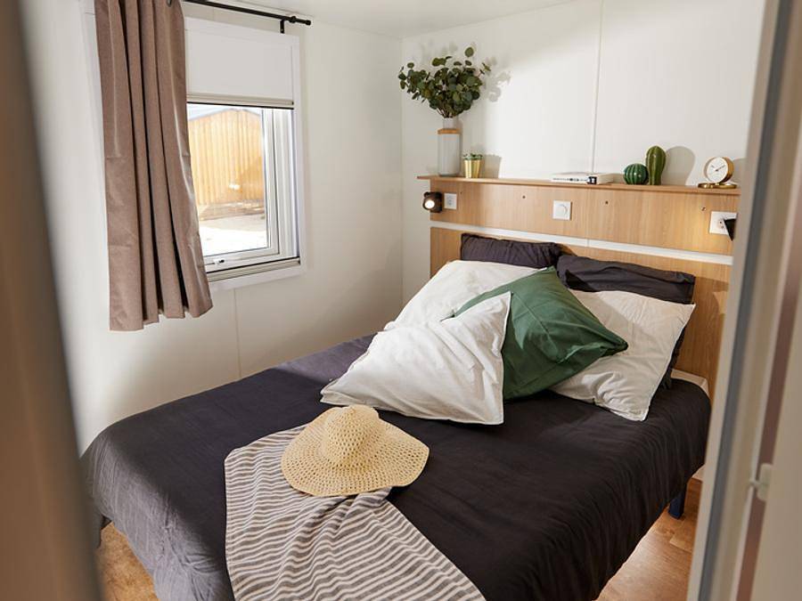 Camping Les Routes de Provence - Ciela Village - Mobilheim 4 personen - Ciela Privilège - 2 Zimmer in Forcalquier, Regionaler Naturpark Luberon