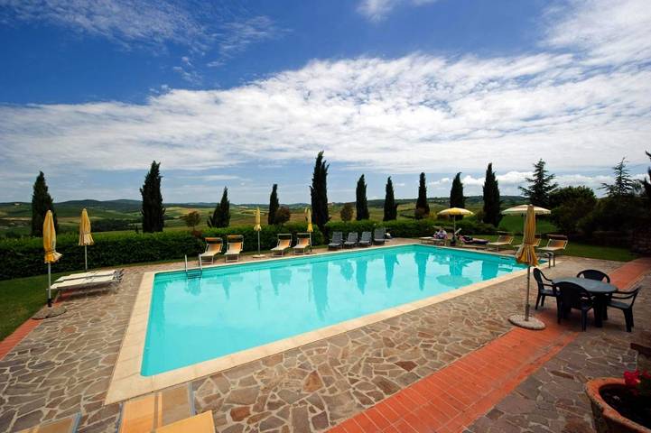 Gîte pour 4 personnes, avec piscine et jardin, animaux acceptés à San Quirico d'Orcia - 2