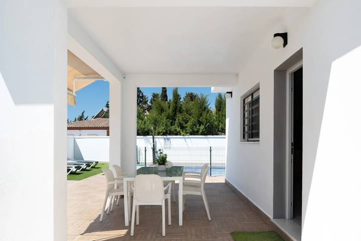 Ferienhaus 'Casa Rosa' mit privatem Pool, privater Terrasse und WLAN in Conil de la Frontera, Costa de la Luz
