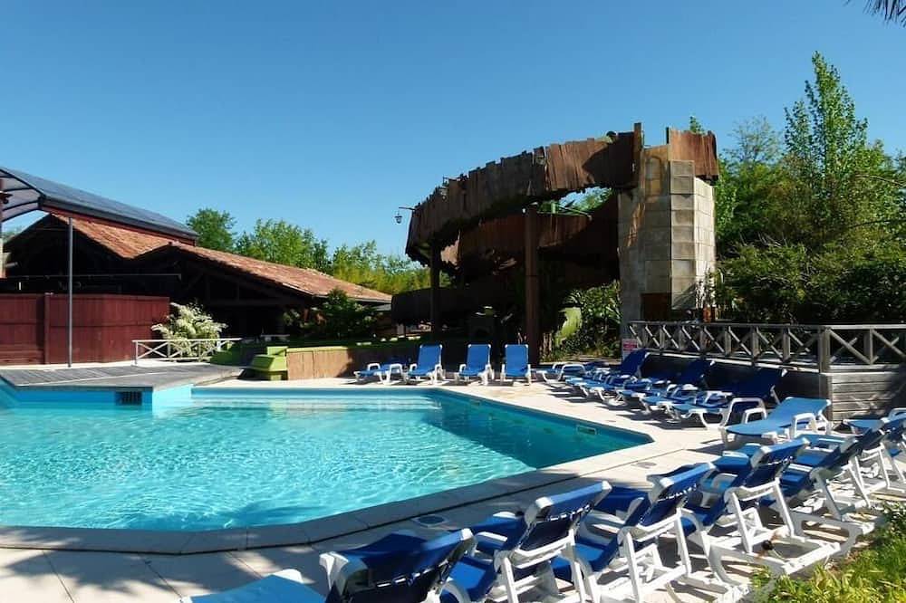 🌴 Mobile home 2 bedrooms - Large terrace - Camping Tropical Sen Yan à Mézos 🌞 in Mézos, Côte d’Argent