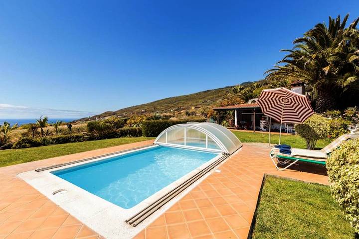 Ferienhaus für 4 Personen, mit Terrasse und Garten sowie Pool und Ausblick in Villa de Mazo - 2