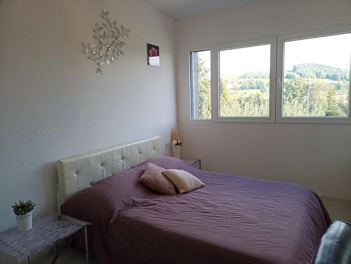 Chambre d’hôte pour 2 personnes, avec Balcon ainsi que Terrasse et Vue