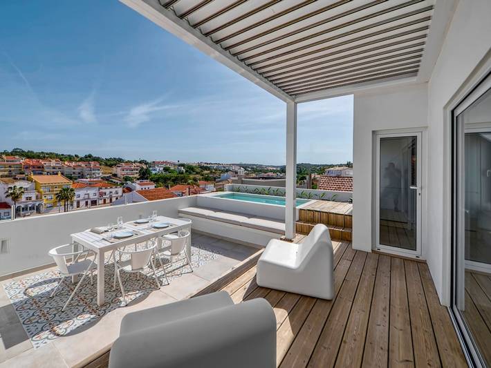 Gîte für 6 Personen, mit Terrasse in Ferragudo - 2