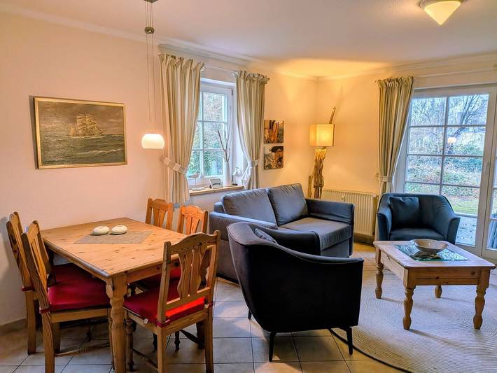 Vakantieappartement voor 4 personen, met terras en tuin, met huisdier in Born auf dem Darß