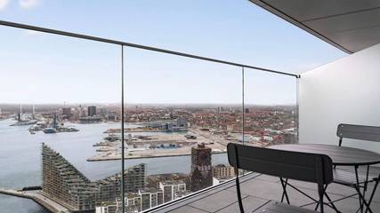 Location de vacances pour 7 personnes, avec balcon à Aarhus