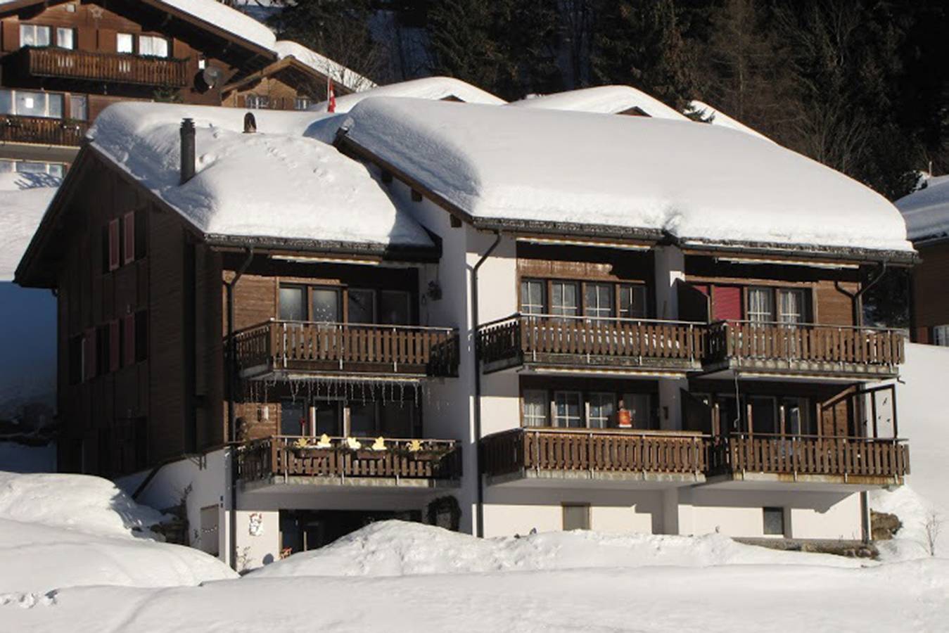 Ganze Ferienwohnung, Sunnebüchel Nr. 21 - 2 Zimmer Maisonette-Ferienwohnung in Glarus Süd, Kanton Glarus
