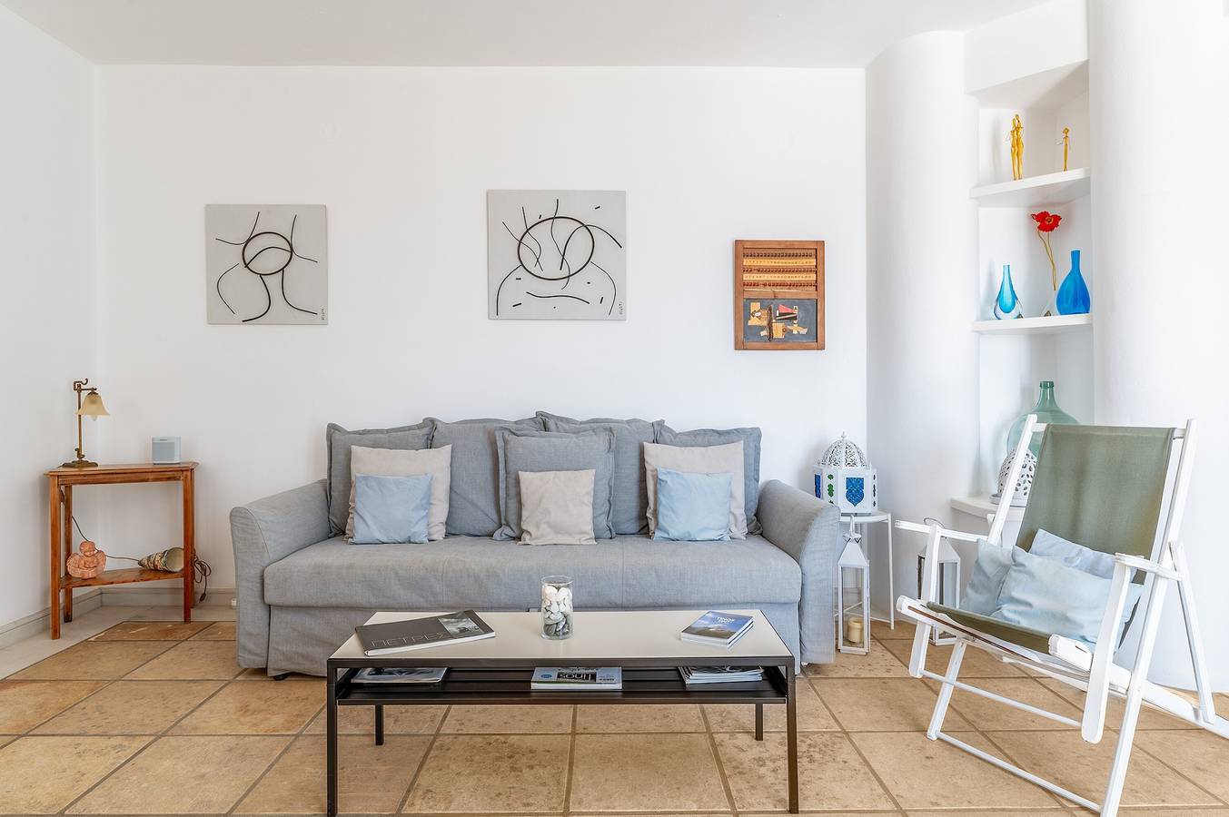 Apartamento inteiro, Apartamento 'Sea Horse 2 Tinos' com vista para o mar, acesso Wi-Fi e ar condicionado in Tinos