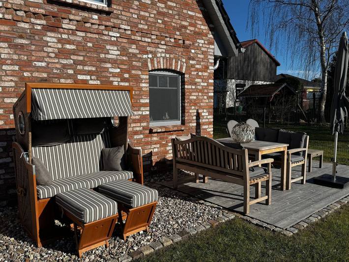 Ferienhaus für 5 Personen, mit Terrasse und Garten sowie Seeblick, kinderfreundlich am Salzhaff - 2