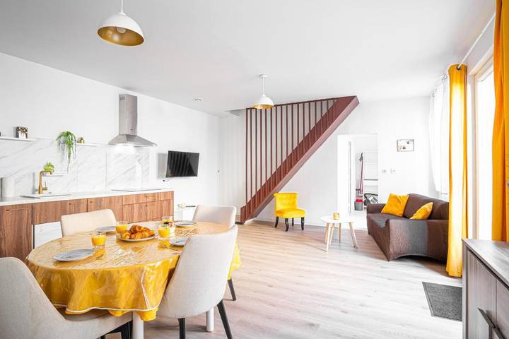 Location de vacances pour 4 personnes, avec jardin, animaux acceptés dans Gonneville-la-Mallet