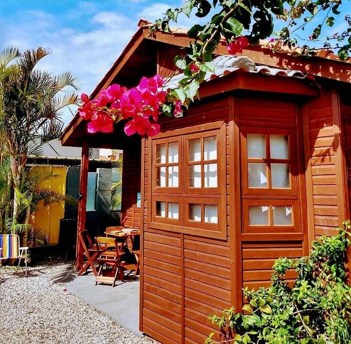 Casas e apartamentos de temporada para 4 pessoas, com vista e jardim em Campeche