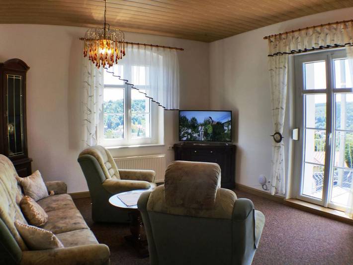 Ferienwohnung für 4 Personen, mit Balkon und Terrasse in Sebnitz - 3