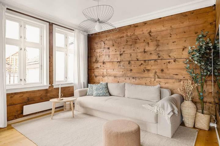 Feriehus for 9 personer, med terrasse og hage i Bergen