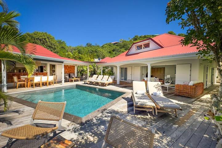 Ferienhaus für 8 Personen, mit Garten auf Saint-Barthélemy