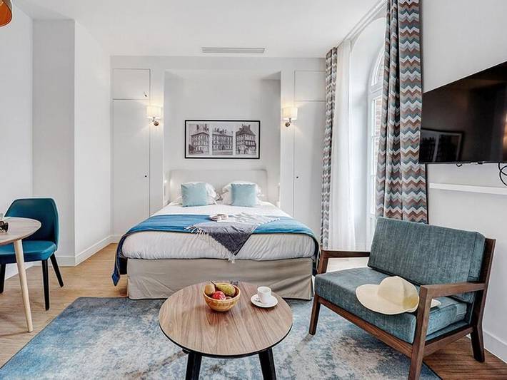 Pierre & Vacances Premium Résidence Presqu'Ile de la Touques - Studio 2 personen - Studio - Zollgebäude in Deauville, Lisieux und Umgebung