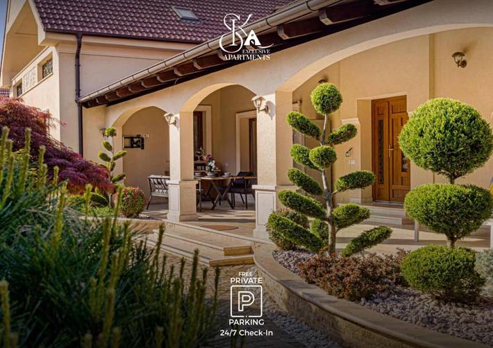 Appartement de vacances pour 4 personnes, avec jacuzzi ainsi que balcon et jardin