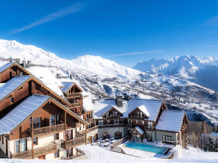 Chalet pour 4 personnes, avec sauna et piscine, animaux acceptés dans Le Corbier - 2