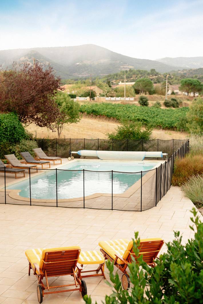 Gîte pour 8 personnes, avec Piscine à Félines-Minervois - 4
