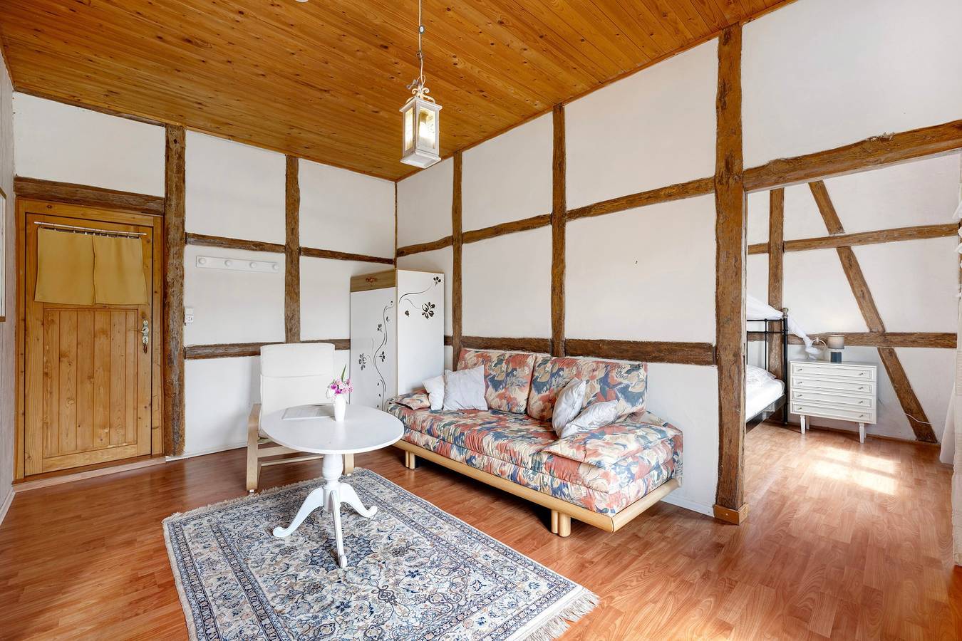 Ganze Wohnung, Ferienwohnung 'Fachwerkzimmer' mit Gemeinschaftsgarten und Wlan in Schlagsdorf, Nordwestmecklenburg (Wismar und Umgebung)