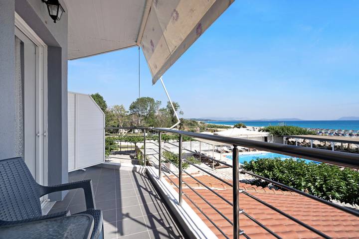 Studio für 2 Personen, mit Kinderpool und Balkon sowie Garten in Preveza Regionalbezirk