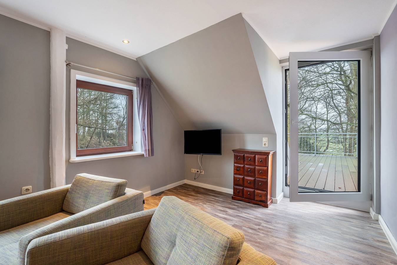Ganze Wohnung, Ferienwohnung 'Ostseeblick Fewo 3' mit Balkon und Wi-Fi in Kronsgaard, Schleswig-Flensburg