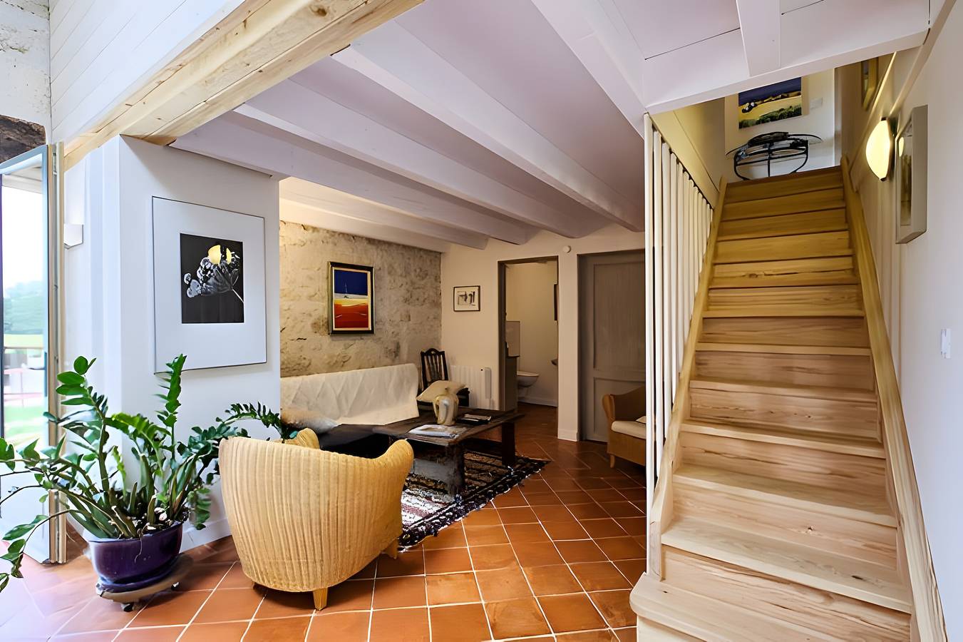 La Grange d'Oustaud avec piscine et vue sur la campagne et charme authentique in Vérac, Région de Libourne