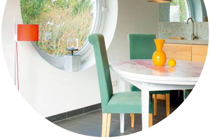 Ferienwohnung für 4 Personen, mit Balkon und Garten in Petersberg