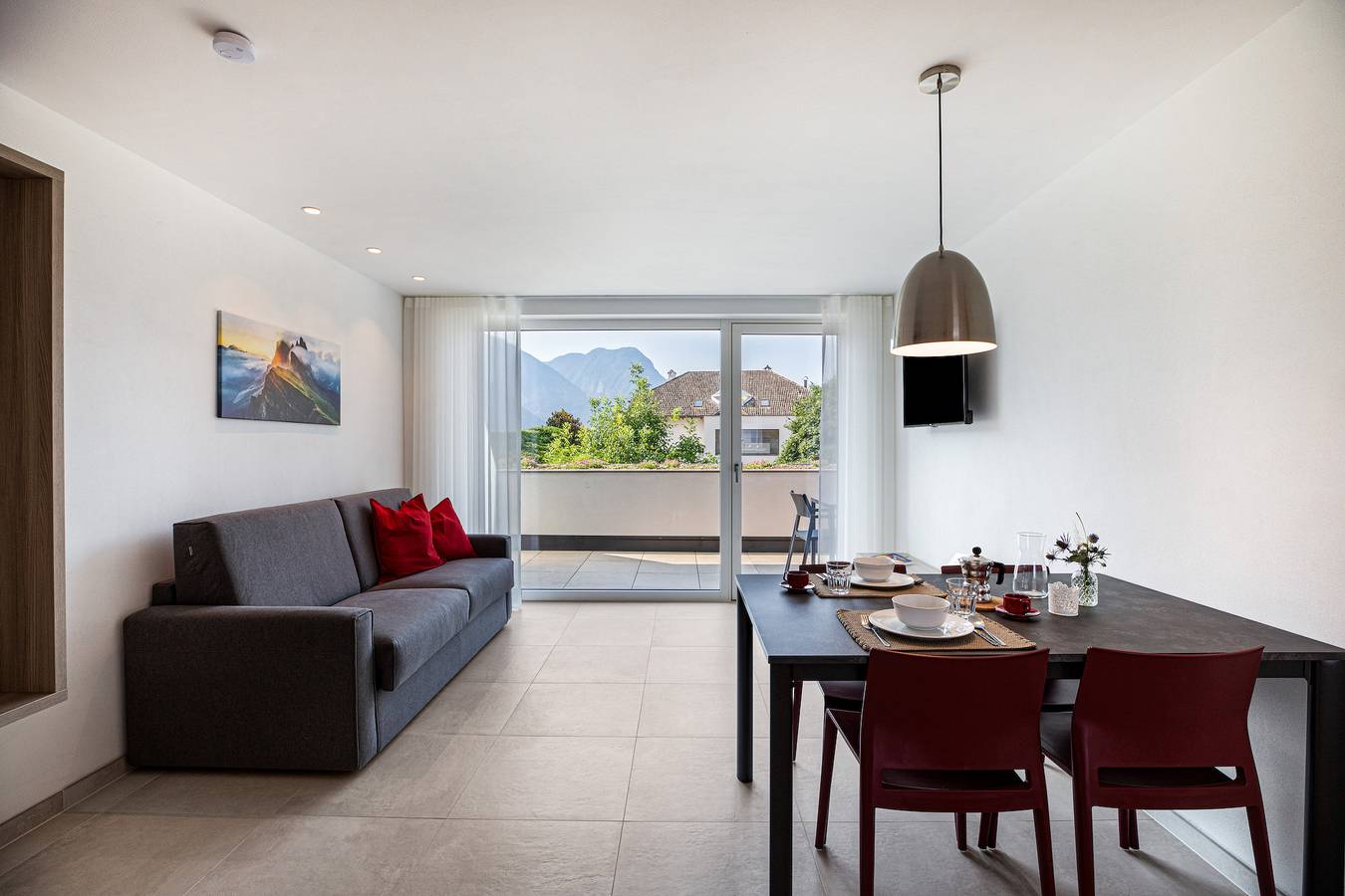 Ganze Wohnung, Bike Apartments Curti "Abendrot" mit Sonnenterrasse & Alpenpanorama in Leifers, Südtirol