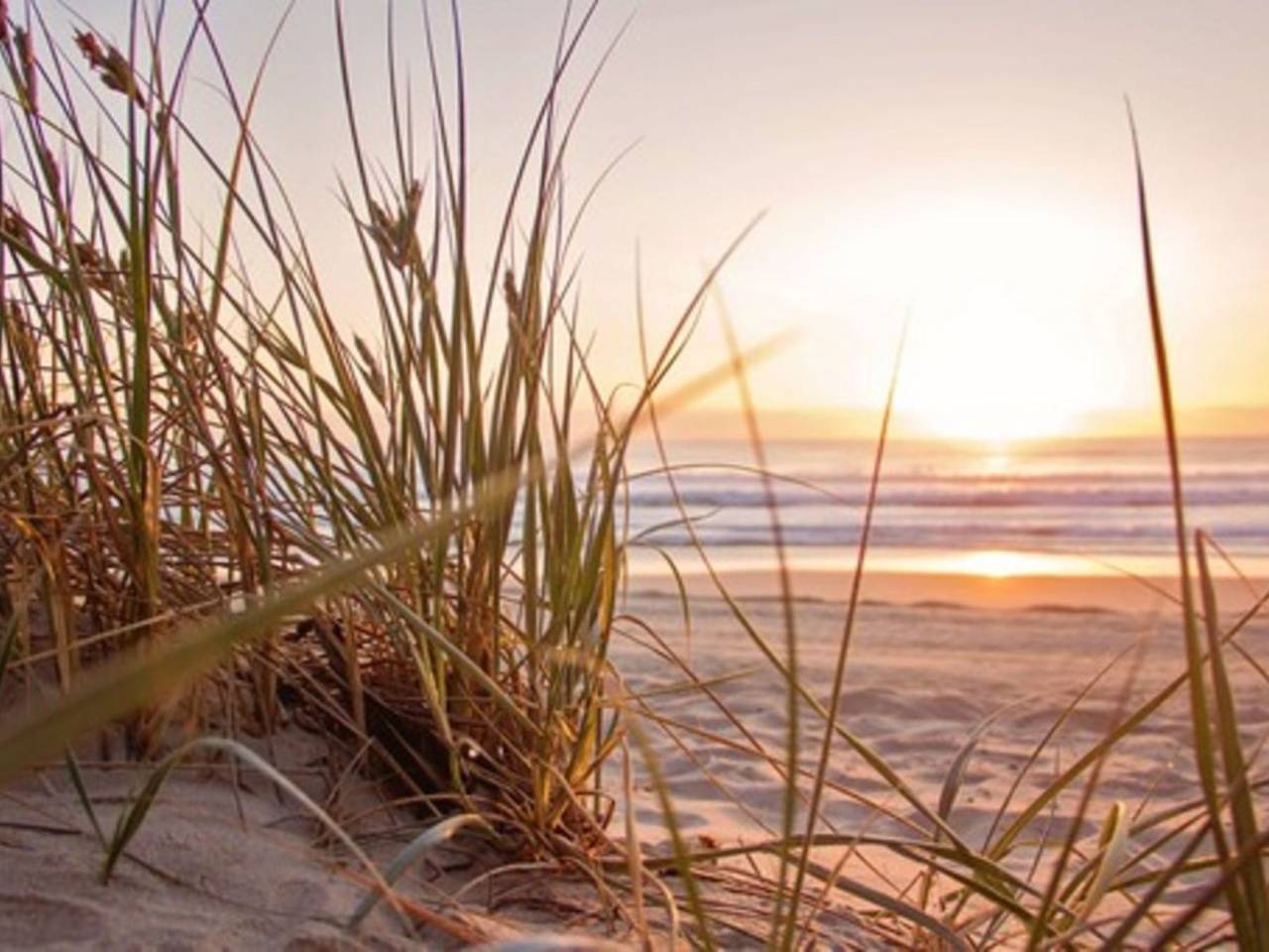 Sunset in Noordwijkerhout, Nederlandse Noordzeekust