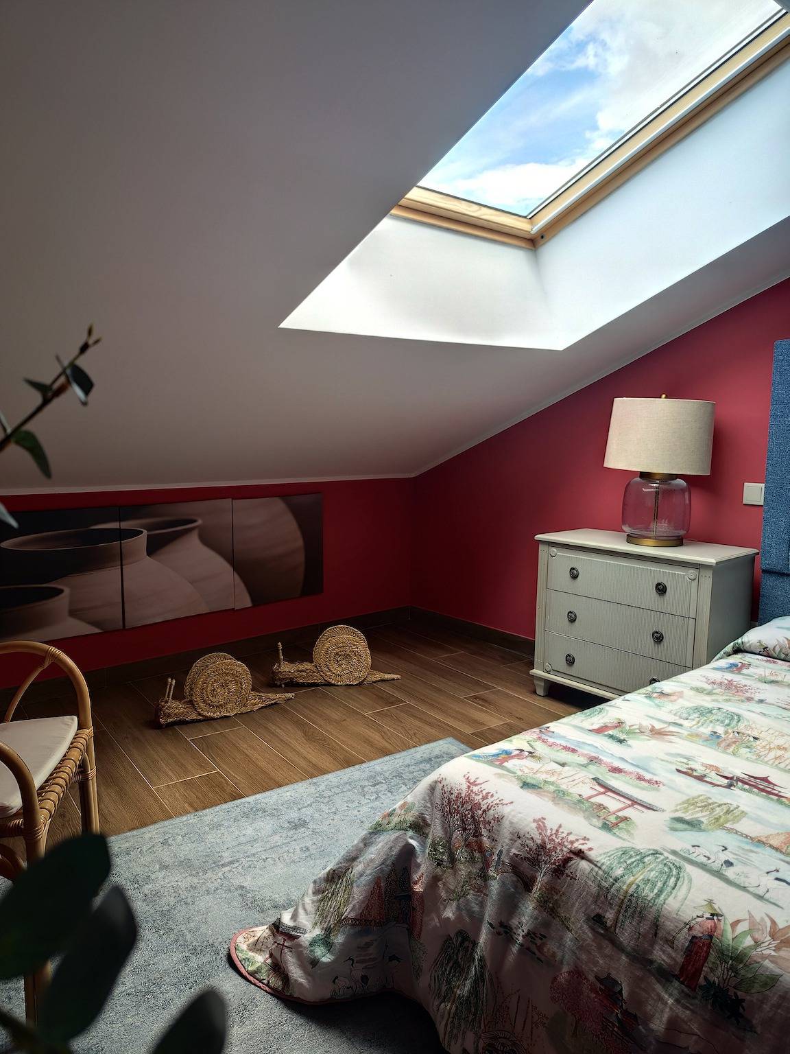 „El Rincón Oriental-Ático Terraza“ mit Bergblick, Wlan und Klimaanlage in Roda de Eresma, Segovia Provinz