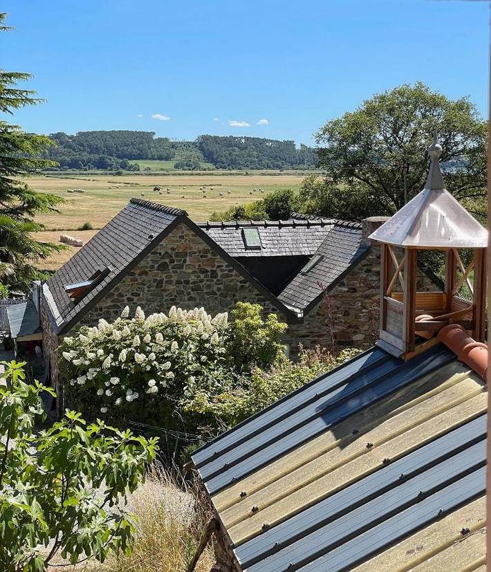 Maison de vacances pour 3 personnes, avec terrasse ainsi que jardin et vue